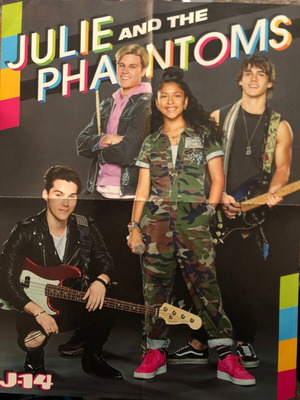 Julie and the Phantoms giant poster from J-14 magazine new