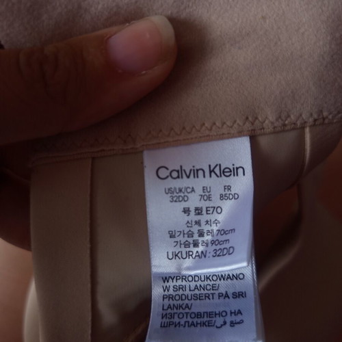 Calvin Klein bras, beige and black, size E70