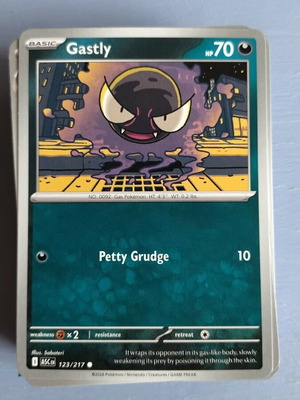 Gastly Ascended Heroes 123/217 Pokemon card