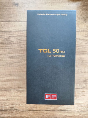TCL 50 PRO NXTPAPER 5G smartphone new, 8/512GB Moon Grey with 2 cases
