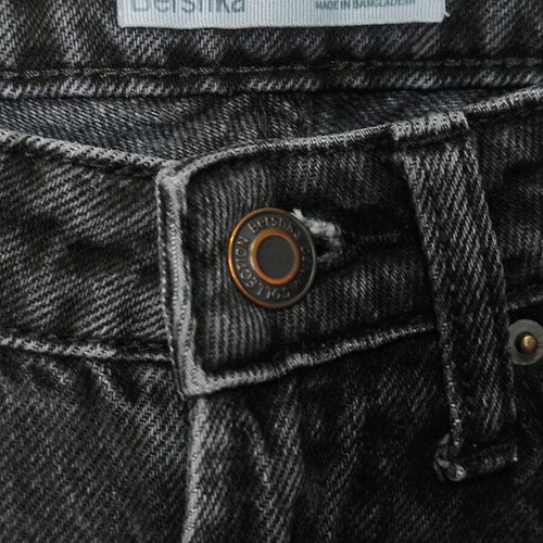 Bershka Mom Fit women's high-waisted jeans like new, black