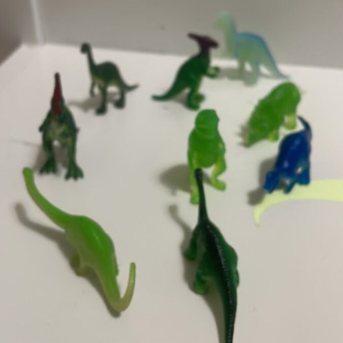 Small dinosaur figures for collection