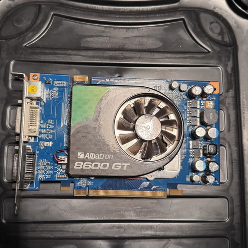 Albatron GeForce 8600 GT graphics card used, untested