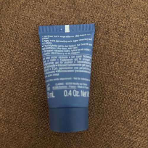Clarins Men Super Moisture Gel new, large travel size 12ml