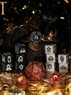 The Hobbit TCG Dice Set Ember Hearth new, 16-piece