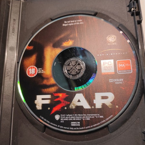 F3ar PC game like new