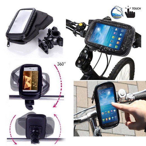 BASE WITH REMOVABLE WATERPROOF CASE FOR MOBILE/GPS