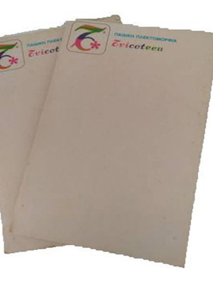 Tricoteen notepads used, 3 booklets, 50 sheets