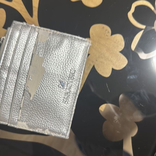 Swarovski Cardholder used with zipped coin pocket