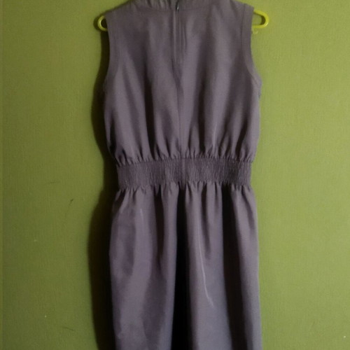 Summer dress size M like new, gray