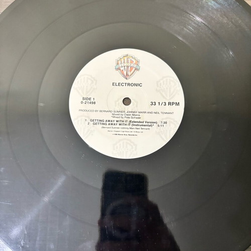 Electronic vinyl record used, 1990 USA edition