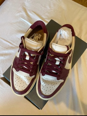 Nike Jordan sneakers used, size 39, white and red