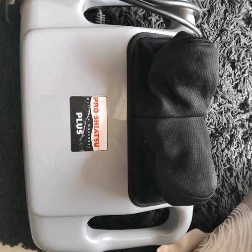 Shiatsu massager for neck and shoulders used