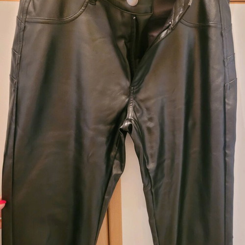 Calzedonia leather pants size Small like new, black