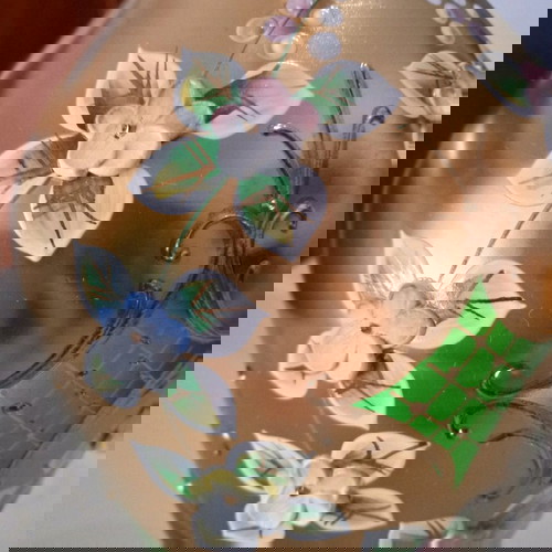 Σετ χειροποίητου κρυστάλλου Egermann καινούργιο, κανάτα και 6 ποτήρια