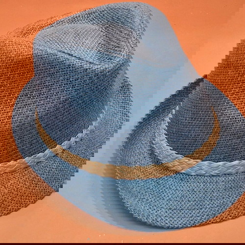 Καπέλο γυναικείο μπλε σαν καινούργιο