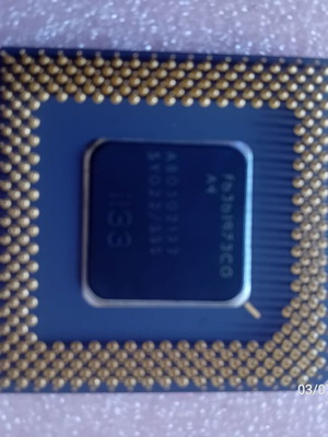 Intel Pentium 133 MHz Socket 7 CPU used, vintage processor