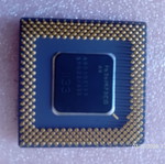 Intel Pentium 133 MHz Socket 7 CPU used, vintage processor
