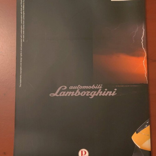 Lamborghini Pignamoda notebook like new, large size