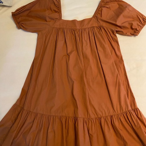 Mango dress used, brown, size M