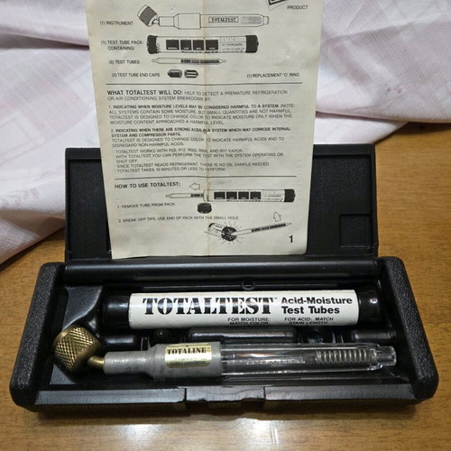 Vintage Totaltest kit like new for air conditioning fault detection