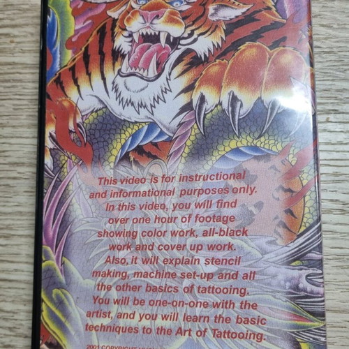 The Art of Tattooing DVD like new, educational video in English
