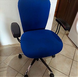 Καρέκλα γραφείου μπλε 95x63x50