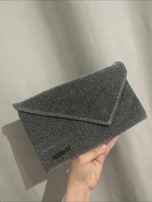 Evening clutch bag gray like new