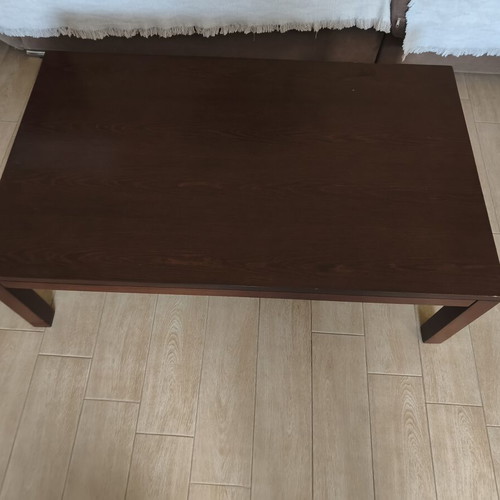 Coffee table made of solid wood