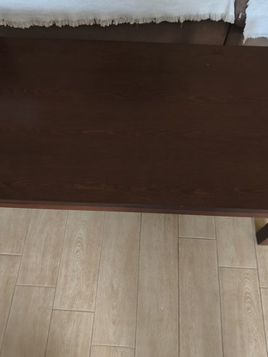 Coffee table made of solid wood