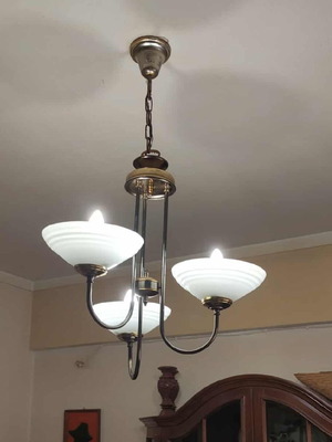 Σετ 3 φωτιστικά σαν καινούργια για σαλόνι, χολ και κουζίνα