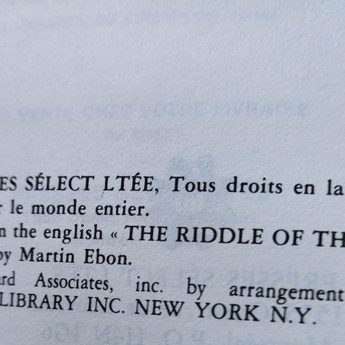 L' Énigme Du Triangle Des Bermudes book used