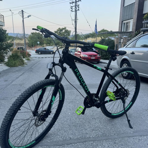 Peugeot M02 Mountain Bike MTB, black and green