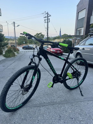 Peugeot M02 Mountain Bike MTB, black and green
