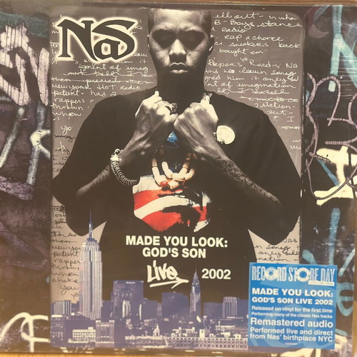 Nas Made You Look: God's Son Live 2002 vinyl new