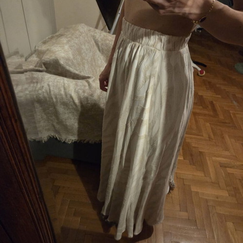 Badila skirt new, size S, white and beige