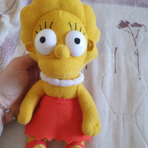 Simpsons plush bear used