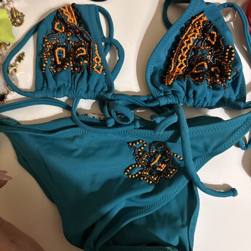 Swimsuit with embroidery like new, size S