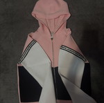 Guess women's hoodie, pink and multicolor