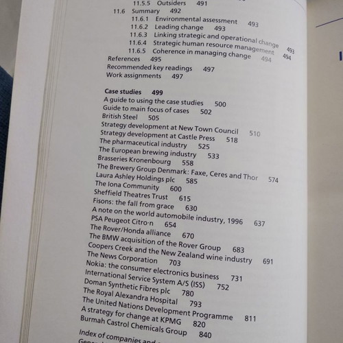 Exploring Corporate Strategy book like new, Johnson & Scholes, English
