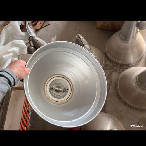 Industrial bells used, aluminum, pack of 8 for high-ceiling spaces