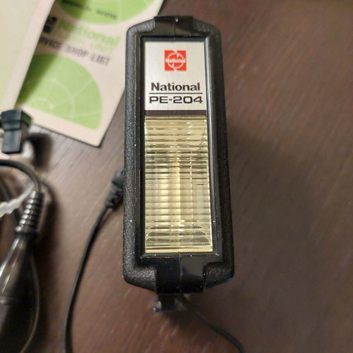 National PE-204 Flash rare collectible like new