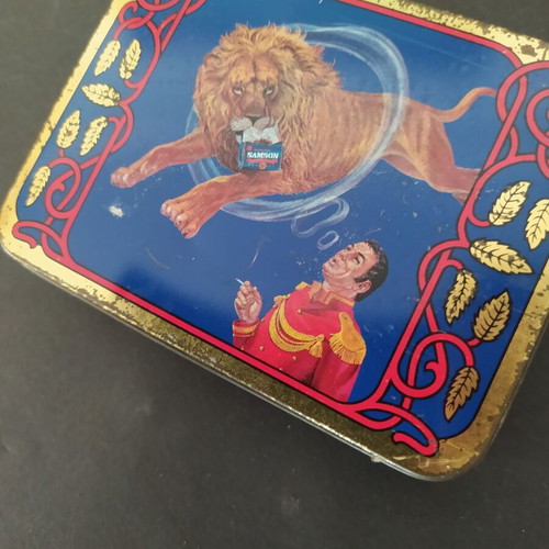 Vintage Samson empty tobacco tin 1945-50