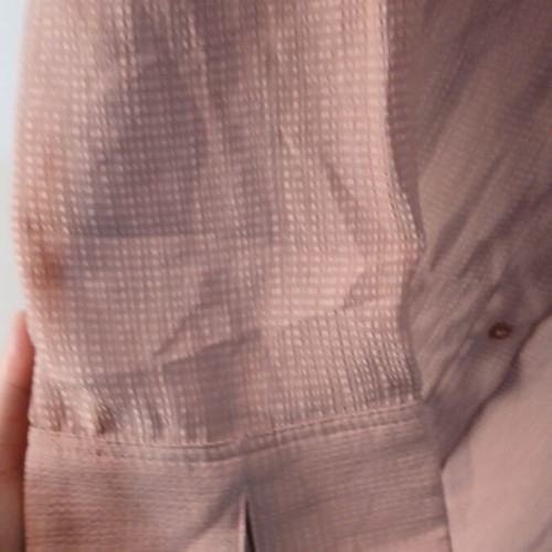 Dress with buttons H&M like new, beige and orange, size S
