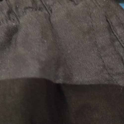 District swim shorts used, black and turquoise, size M, defect