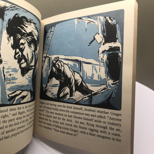 Biggles Breaks the Silence vintage picture book used