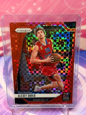 2024-25 Panini Prizm Euroleague Alexey Shved Red Power Prizms card new