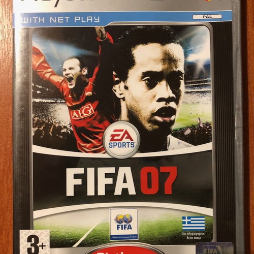 FIFA 07 Platinum Edition PS2 game used with manuals and leaflets