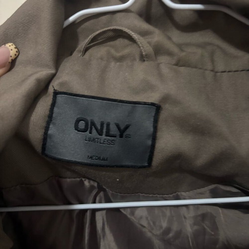 Only Brown Coat size M like new with buttons and details