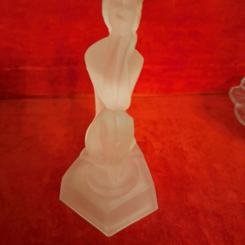 Nude Clear Crystal Girl Like New, Pure White Crystal from France